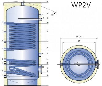Ohřívač vody WP2V