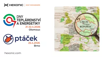 Duben: Hexonic na Dnech teplárenství i na veletrhu Ptáček