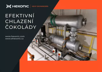 Reference: Návrh a dodávka výměníků tepla pro chlazení tekuté čokolády